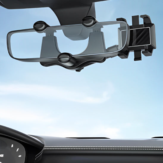 Support voiture pour telephone maintenant un smartphone en toute sécurité sur autoroute
