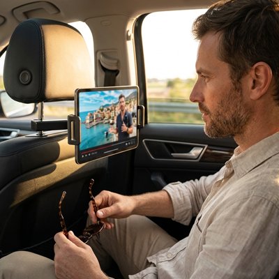 Tablette arrière pour voiture rotation 360 degrés