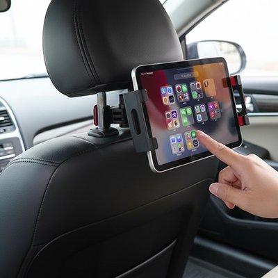tablette arrière pour voiture rotation portrait paysage