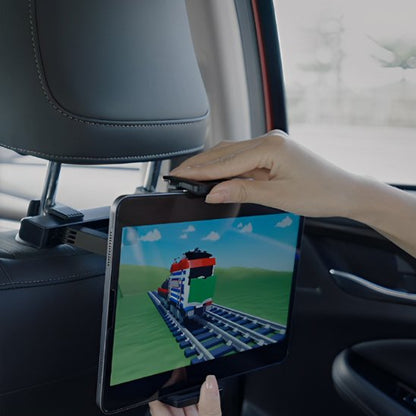 tablette arriere voiture fixation grille aération