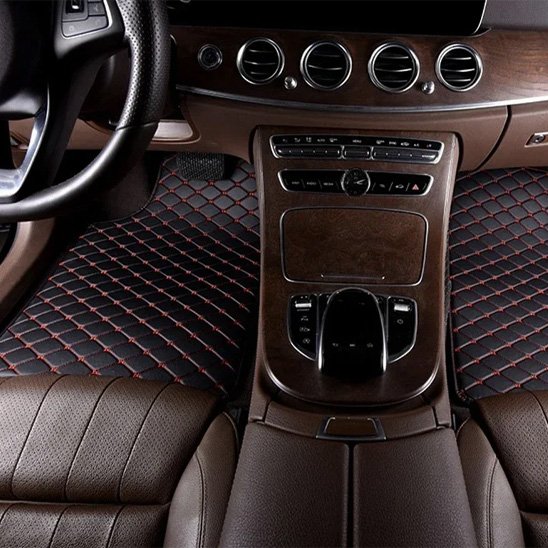 tapis auto 3d sur mesure premium motif diamant élégant