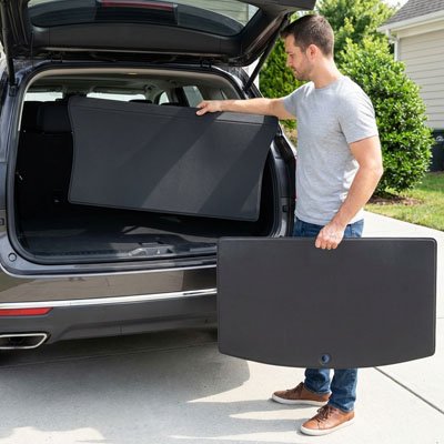 Tapis  coffre de voiture contre saleté et eau