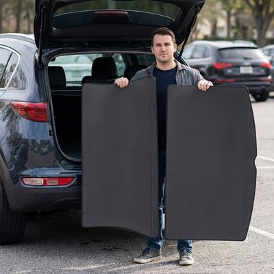 Tapis  coffre de voiture découpable pour protéger le coffre