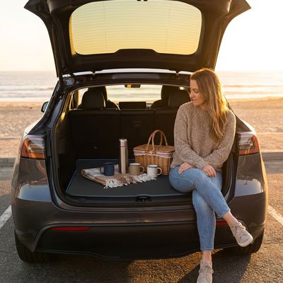 Tapis  coffre de voiture lavable et durable