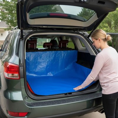 Tapis de coffre de voiture  anti rayures