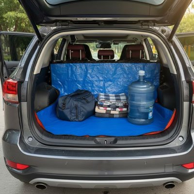 Tapis de coffre de voiture mperméable durable