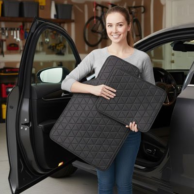 Tapis de sol pour voiture protection plancher avant et arrière