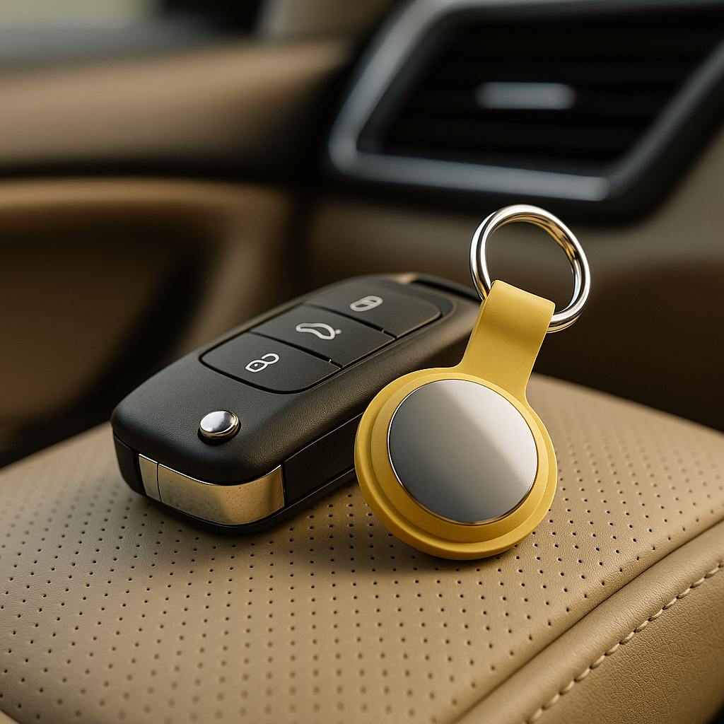 Traceur gps Bluetooth 5.0 mini couleur orange