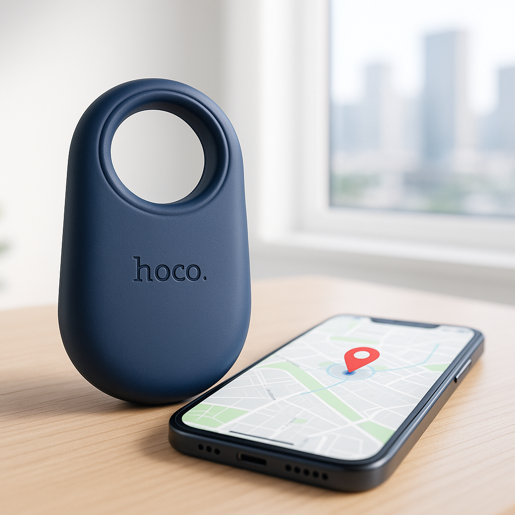 Traceur gps bleu compact pour usage automobile