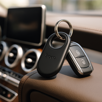 Traceur gps noir installé dans une voiture