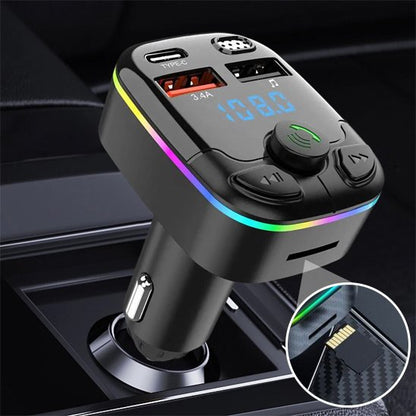TRANSMETTEUR BLUETOOTH VOITURE COMPACT ET FACILE À INSTALLER