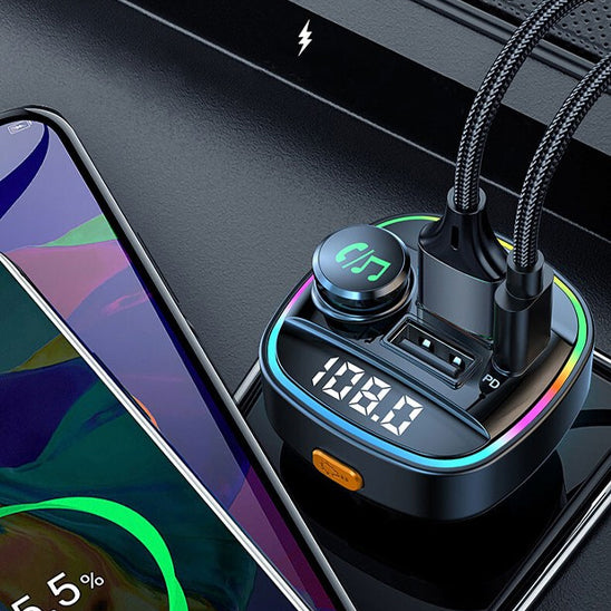 TRANSMETTEUR BLUETOOTH VOITURE FIABLE COMPATIBLE AVEC SMARTPHONES
