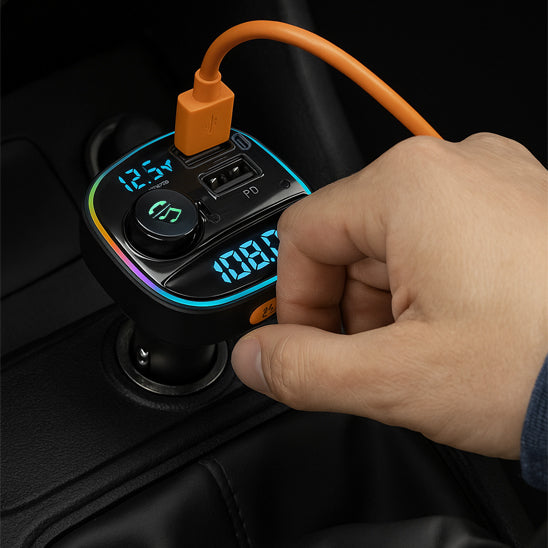 TRANSMETTEUR BLUETOOTH VOITURE STABLE AVEC CONNEXION BLUETOOTH 5.0